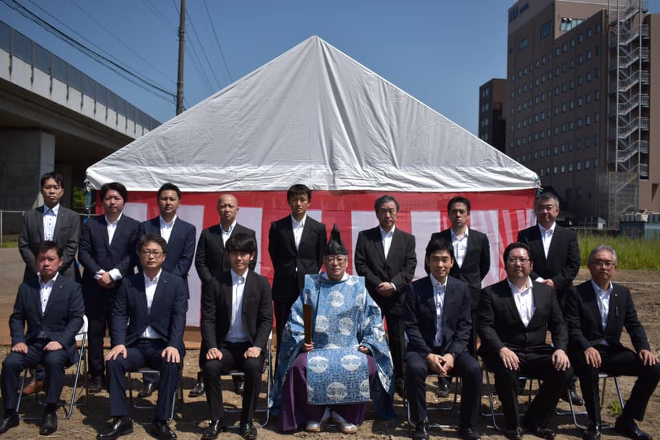 新築分譲マンション「グランドガーデン燕三条駅」地鎮祭