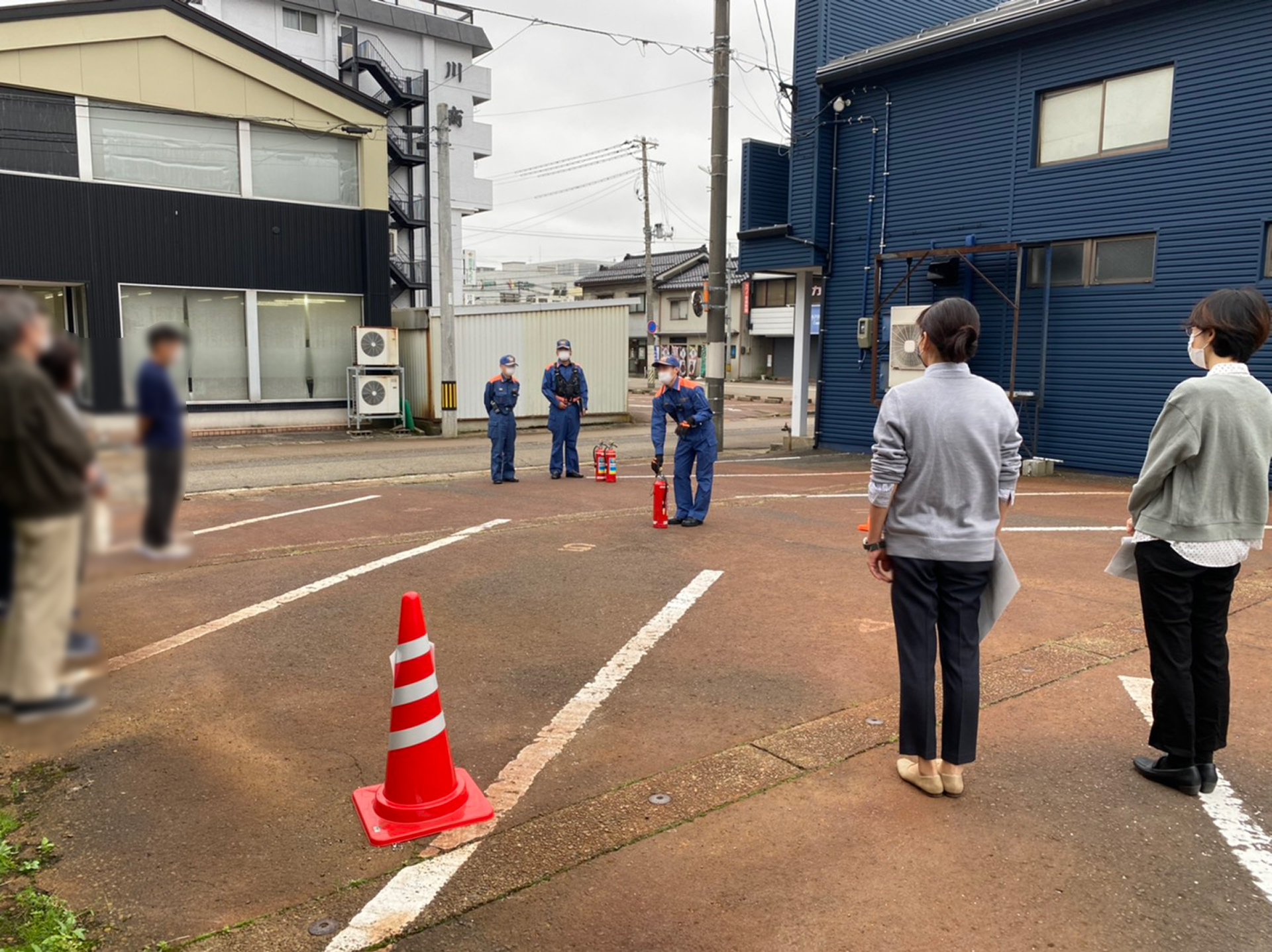 川商マンション　避難訓練